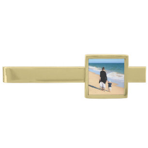 Custom Photo Tie Bar Gift Upload Your Photos