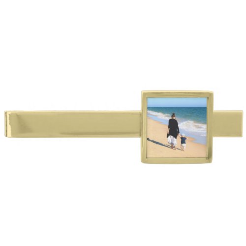 Custom Photo Tie Bar with Your Favorite Photos