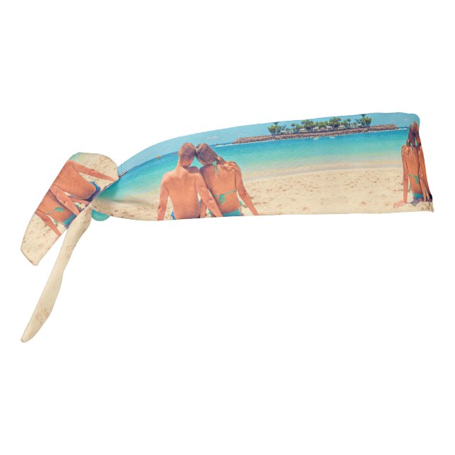 Custom Photo Tie Headband Gift with Your Photos (Rotate 270)