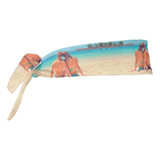 Custom Photo Tie Headband with Your Photos (Rotate 270)
