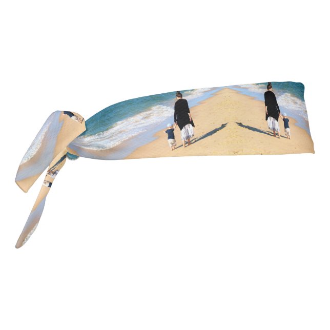 Custom Photo Tie Headband Your Photos Design (Rotate 270)