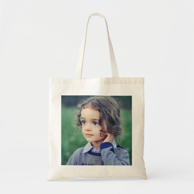 CUSTOM PHOTO TOTE BAG (Front)