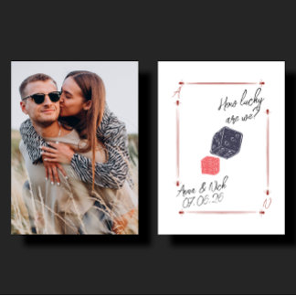 custom Photo Trading card For Valentines Day Gift