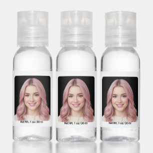Custom Photo Travel Bottle Set Personalized Gift Hand Sanitizer