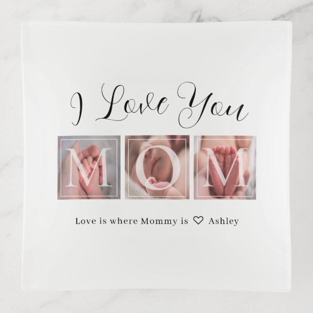 Custom Photo Trinket Tray (Front)