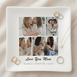 Custom Photo Trinket Tray, Photo Gifts for Mothers Tray