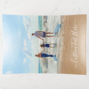 Custom Photo Trinket Tray Your Photos and Text
