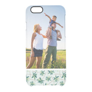 Custom Photo Tropical Australian Foxtail Palm Clear iPhone 6/6S Case