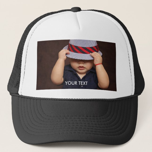 Custom Photo Trucker Hat (Front)