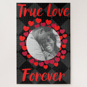 Custom Photo True Love Valentine's Jigsaw Puzzle