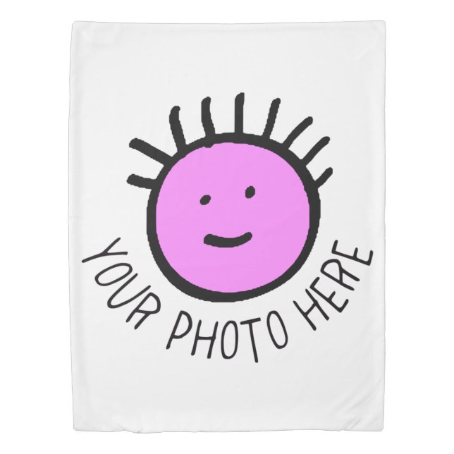 Custom Photo TWIN DUVET COVER Template (Front)