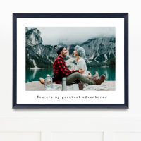 Custom Photo Typewriter Caption