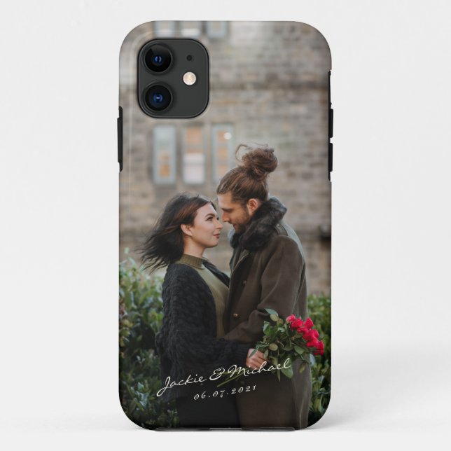 Custom Photo Typography iPhone / iPad case (Back)