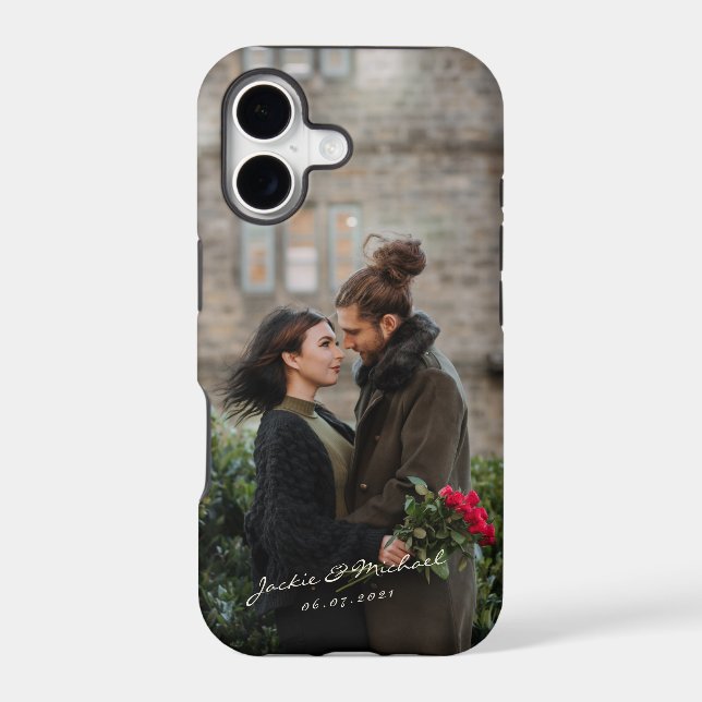 Custom Photo Typography iPhone / iPad case (Back)