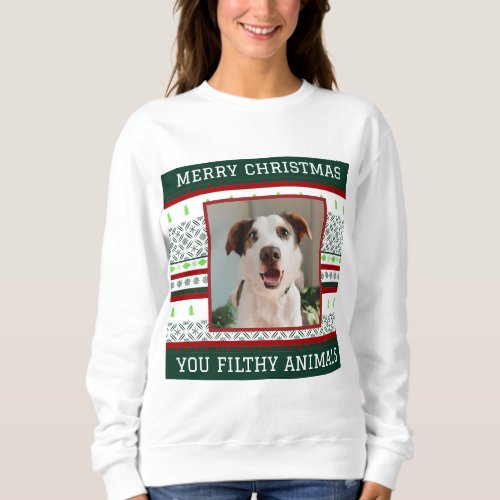 Custom Photo Ugly Christmas Sweater Funny Xmas