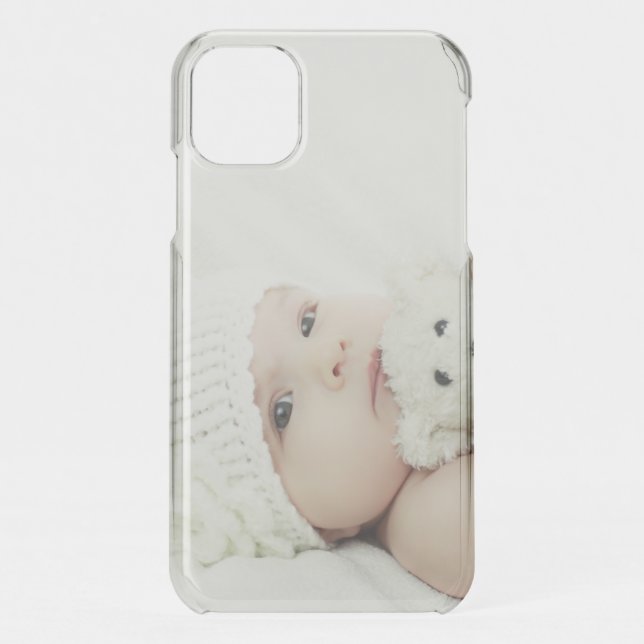 Custom Photo Uncommon iPhone Case (Back)