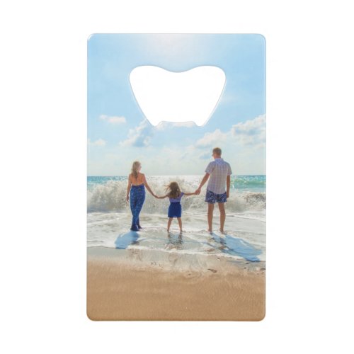 Custom Photo  Unique Your Own Design Personalized Credit Card Bottle Opener
