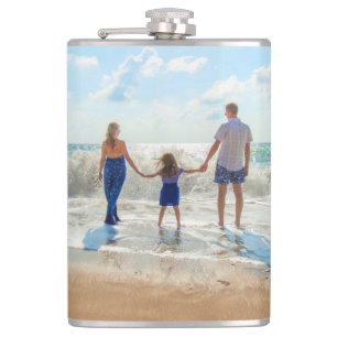 Custom Photo - Unique Your Own Design Personalized Flask