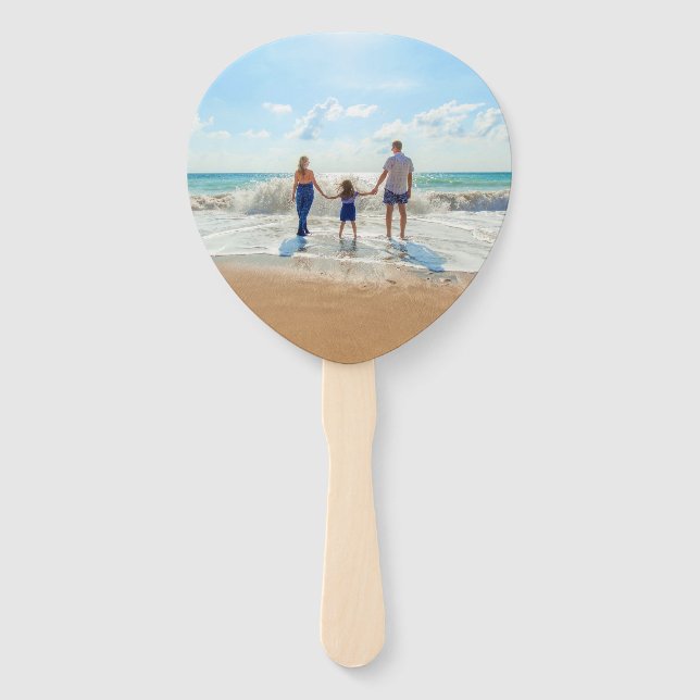 Custom Photo - Unique Your Own Design Personalized Hand Fan (Front)