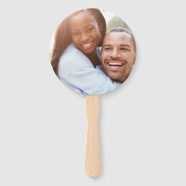 Custom Photo - Unique Your Own Design Personalized Hand Fan (Front)