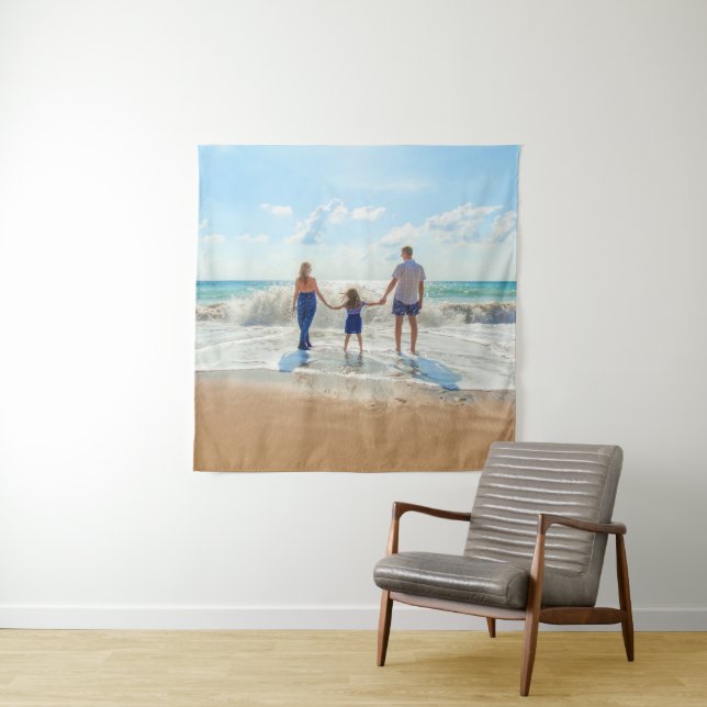 Custom Photo - Unique Your Own Design Personalized Tapestry (In Situ (Horizontal))