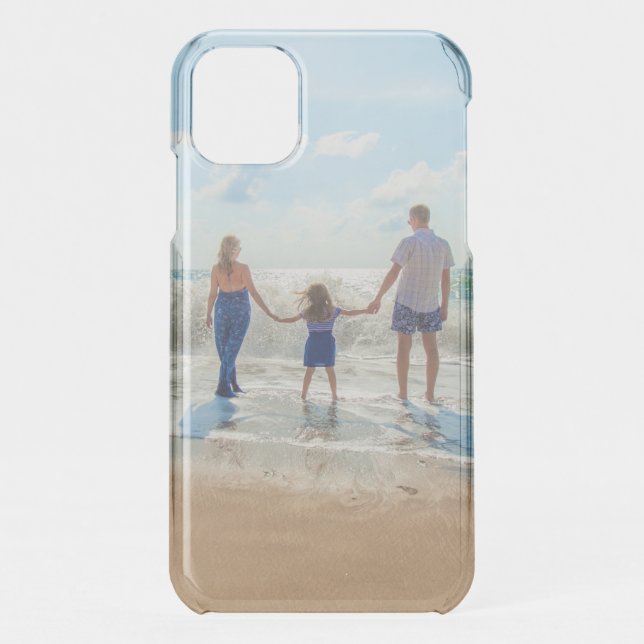 Custom Photo - Unique Your Own Design Personalized Uncommon iPhone Case (Back)
