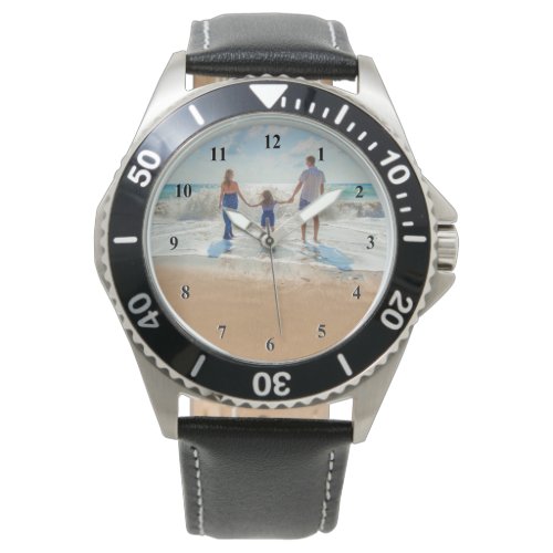 Custom Photo  Unique Your Own Design Personalized Watch