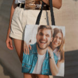 Custom Photo Upload Design Your Own Double Sided T Tote Bag at Zazzle