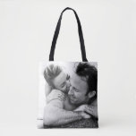 Custom Photo Upload Design Your Own Double Sided Tote Bag<br><div class="desc">Custom photo double sided tote bag featuring full bleed image template. Easily upload your favorite photos,  to design your own tote bag today.</div>