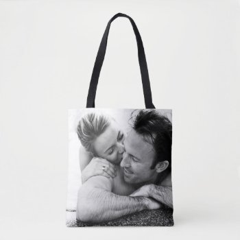 Custom Photo Upload Design Your Own Double Sided Tote Bag by red_dress at Zazzle