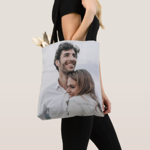 Custom Photo Upload Design Your Own Double Sided Tote Bag