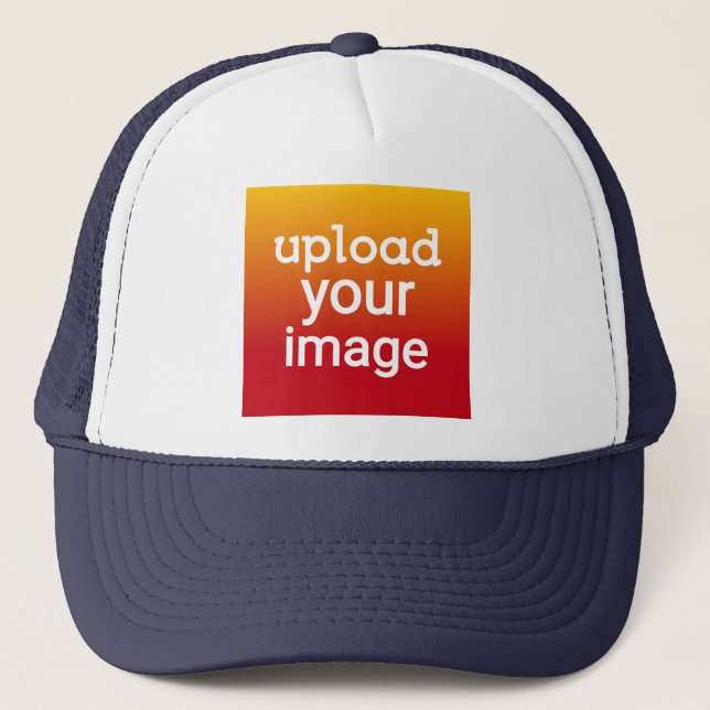 Custom Photo Upload  Trucker Hat (Front)