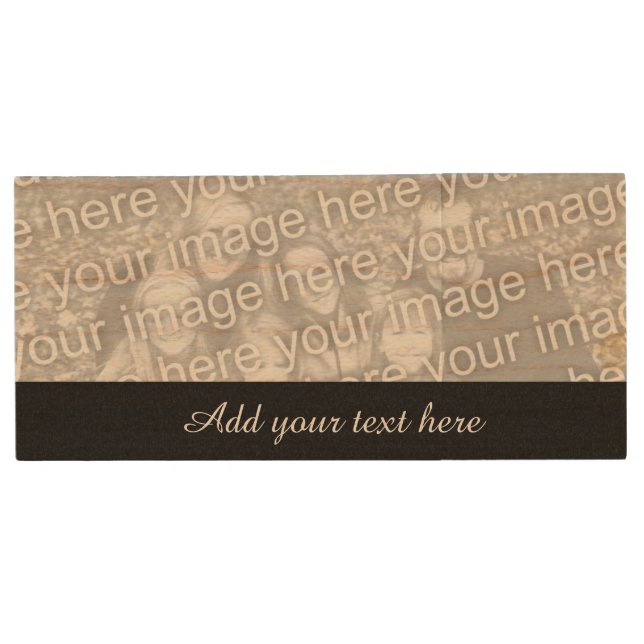 Custom photo USB flash drive | Add your image here (Front)