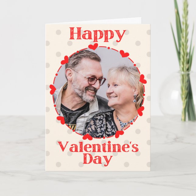 Custom Photo Valentine Card (Front)