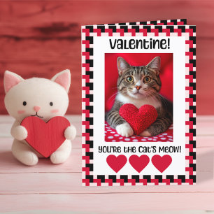 Custom Photo Valentine Card from The Cat