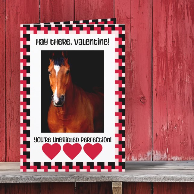 Custom Photo Valentine from the Horse Holiday Card (Creator Uploaded)