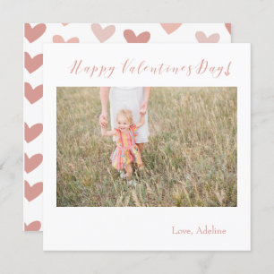 Custom Photo Valentine's Day Card
