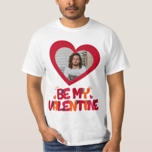 CUSTOM PHOTO VALENTINE'S DAY Gender Neutral T-Shirt
