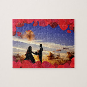 Custom Photo Valentine's Jigsaw Puzzle