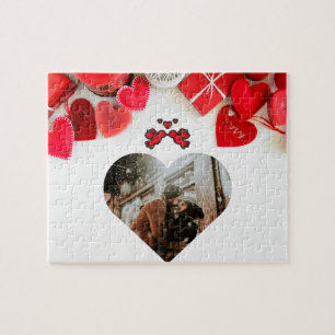 Custom Photo Valentine's Jigsaw Puzzle