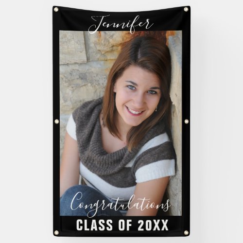 Custom Photo Vertical Graduation Banners