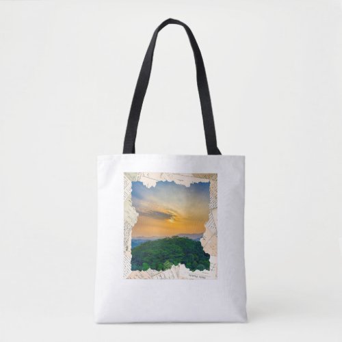 Custom Photo Vintage Newspaper Frame  Tote Bag