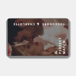 Custom Photo vintage Wedding or Engagement Matchboxes
