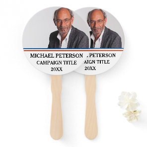 Custom Photo Vote Political Election Campaign  Hand Fan