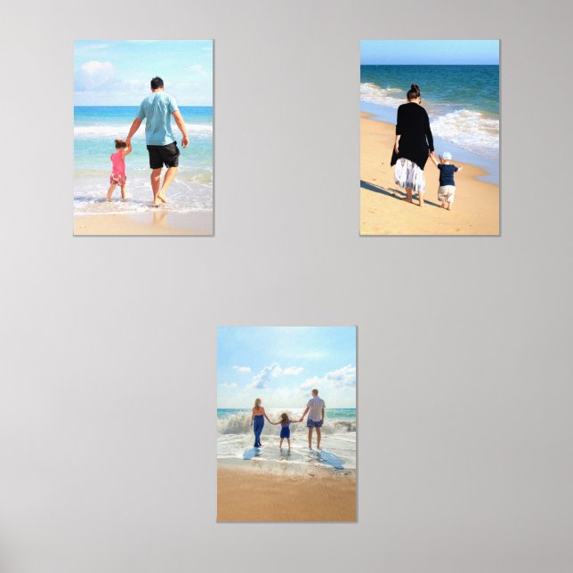 Custom Photo Wall Art Set Your Favorite Photos (Front)