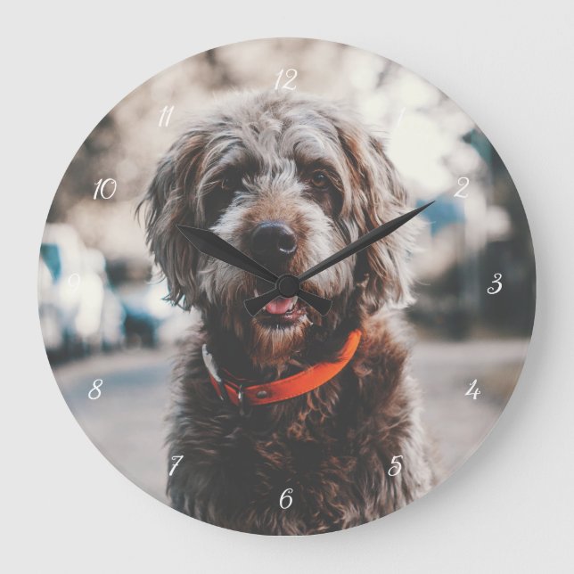 Custom Photo Wall Clock (Front)