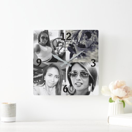 Custom Photo Wall Clock