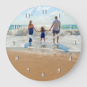 Custom Photo Wall Clock Your Family Photo Design