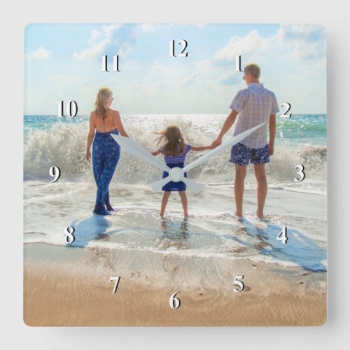 Custom Photo Wall Clock Your Own Design