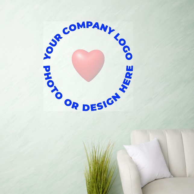 Custom Photo Wall Decal AUTOMATIC OPAQUE 36" x 36" (Living Room)